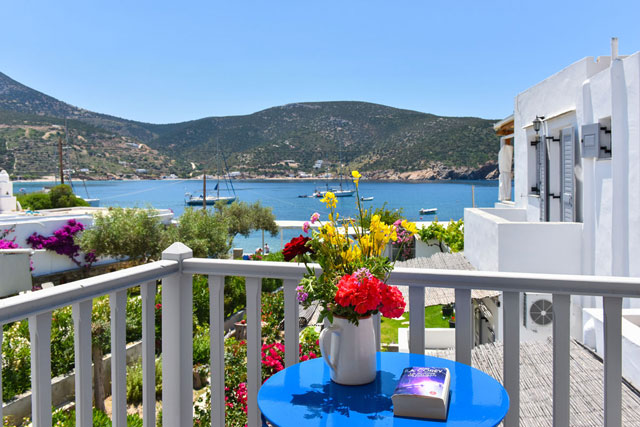 Balcon avec vue sur la mer