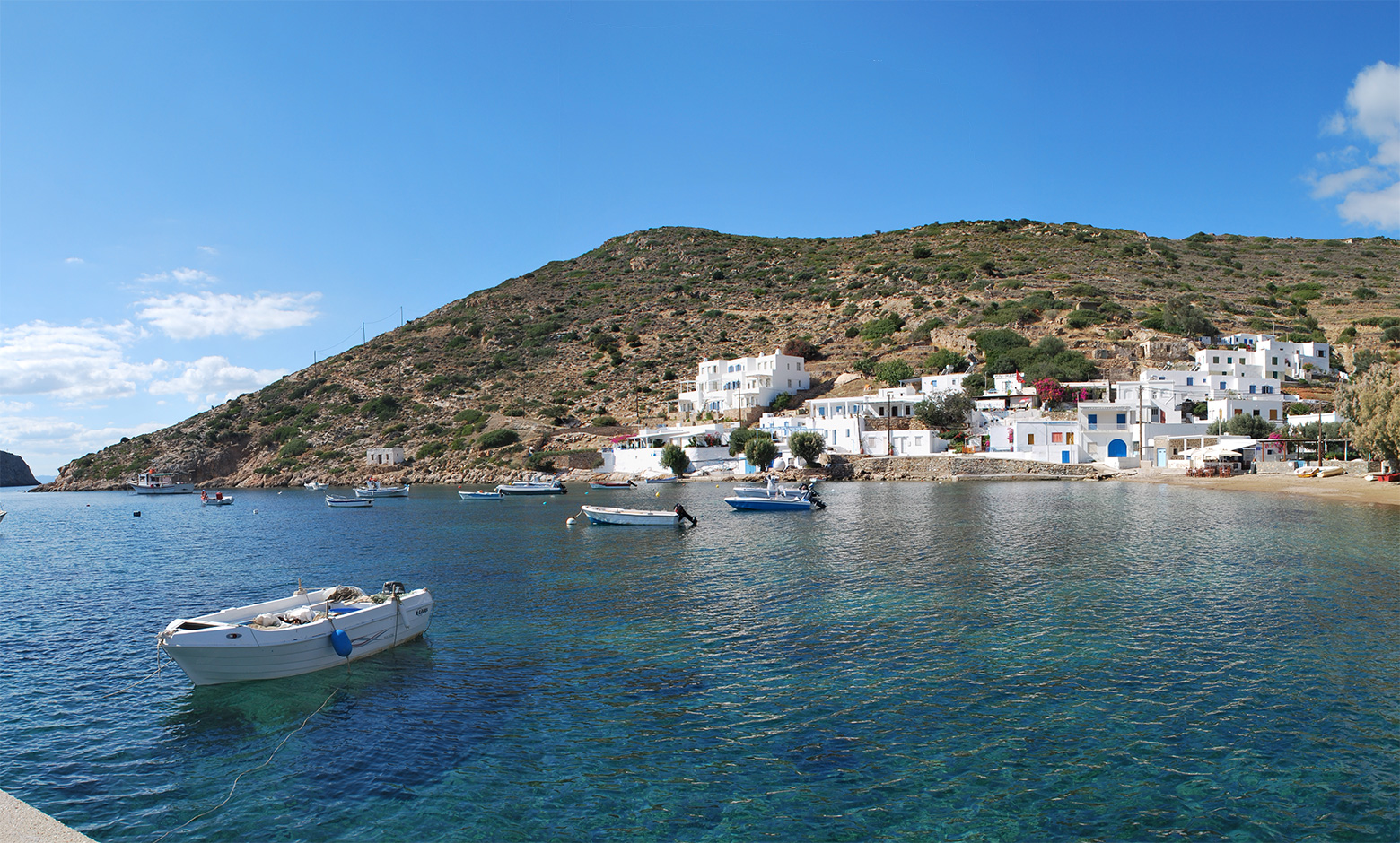 Chambres à Sifnos en bord de mer