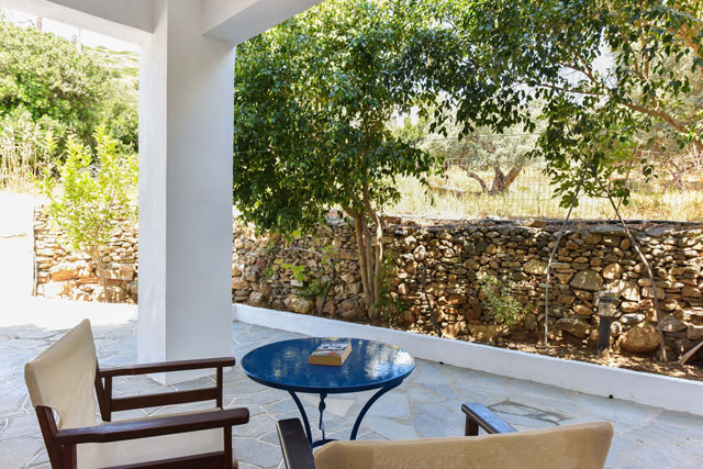 Veranda with garden view